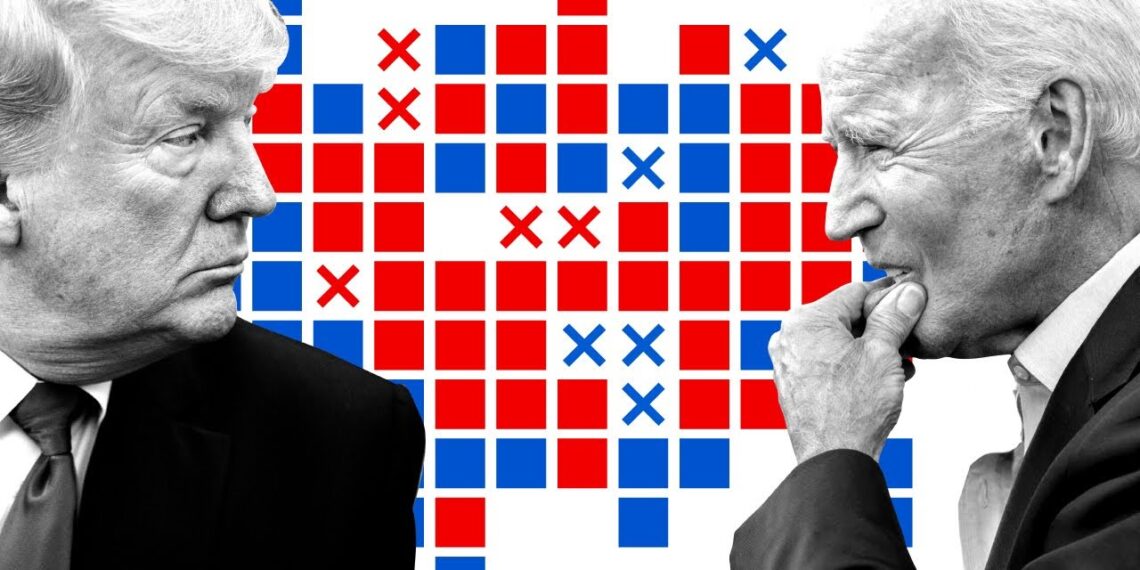 Дональд Трамп и Джозеф Байден. Иллюстрация: telegraph.co.uk