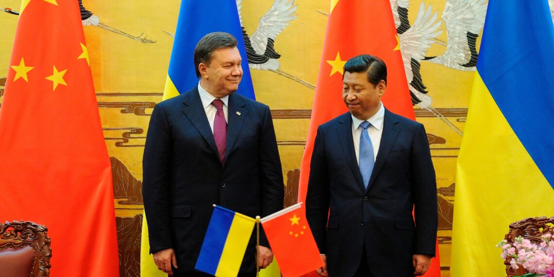 Виктор Янукович и Си Цзиньпин