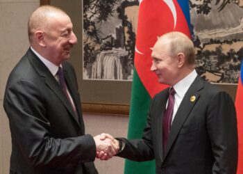 Владимир Путин и Ильхам Алиев