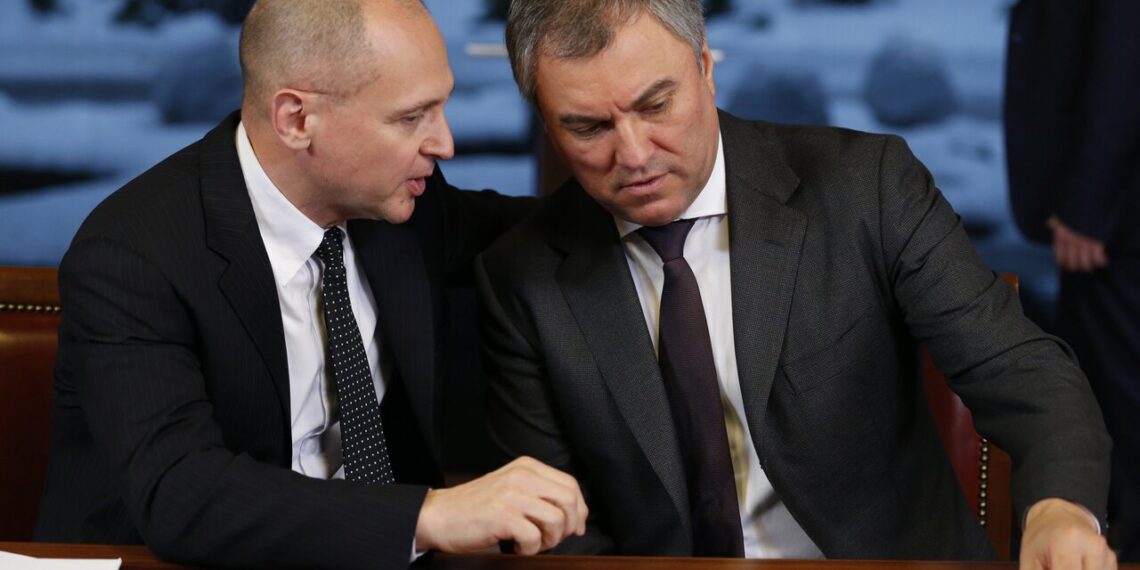 Сергей Кириенко и Вячеслав Володин. Фото: Дмитрий Астахов / ТАСС