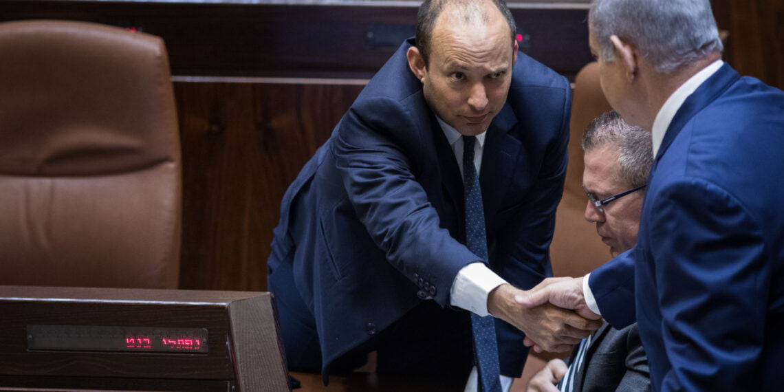 Нафтали Беннет и Биньямин Нетаньяху