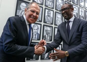 Министр иностранных дел России Сергей Лавров и министр иностранных дел Мали Абдулай Диоп. Фото: ТАСС