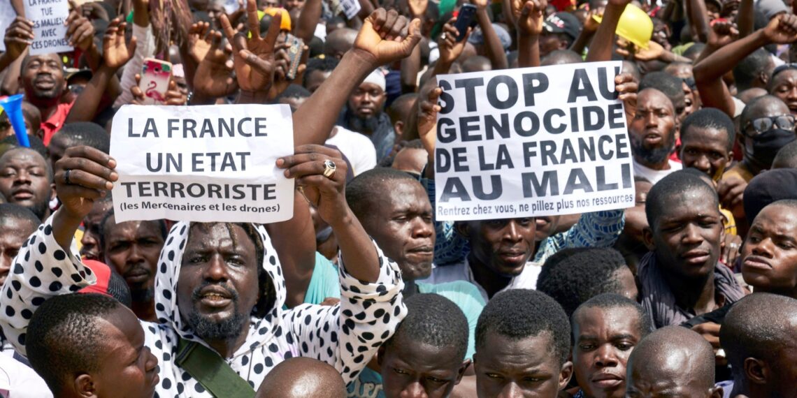 Антифранцузская акция протеста в Бамако. Ноябрь 2019 года. Фото: workers.org