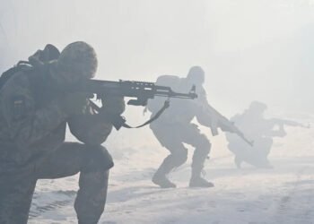 Учения Сил территориальной обороны Украины. 25 декабря 2021 года. Фото: Getty