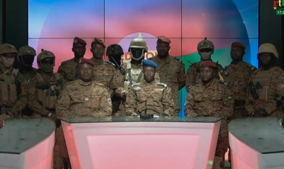 Лидеры госпереворота в Буркина-Фасо. Фото: АР