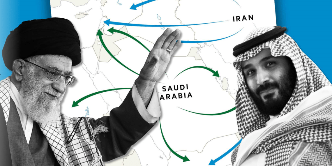 Али Хаменеи и Мохаммед бен Салман. Иллюстрация: ft.com