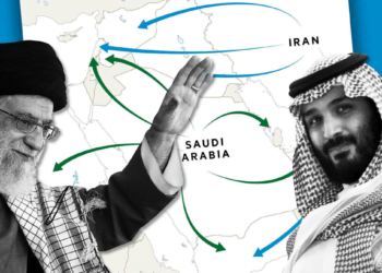 Али Хаменеи и Мохаммед бен Салман. Иллюстрация: ft.com