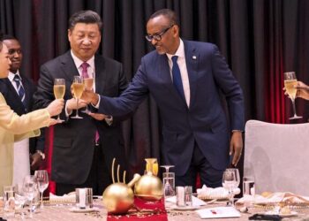 Президент Руанды Поль Кагаме принимает президента Китая Си Цзиньпина. Июль 2018 года. Фото: flickr.com