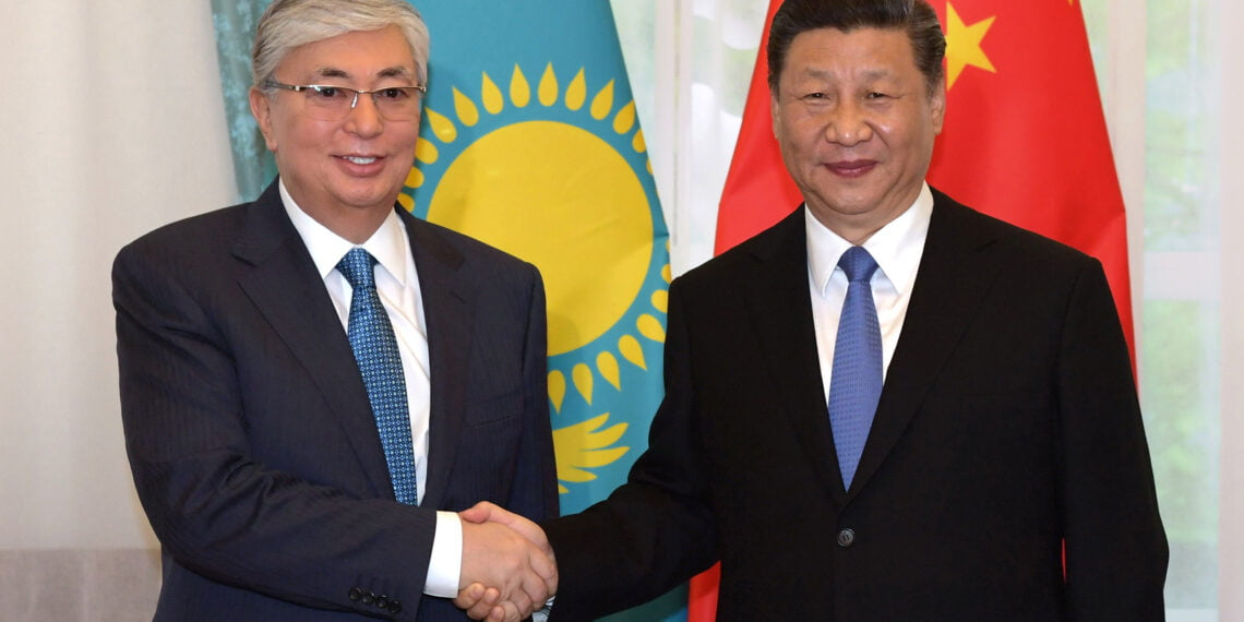 Си Цзиньпин и Касым-Жомарт Токаев. Фото: akorda.kz