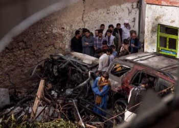 Кабул после удара американского беспилотника. 29 августа 2021 года. Фото: nytimes.com