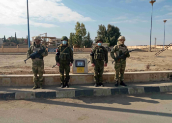 Закладка первого камня будущего памятника российским воинам в Дейр эз-Зоре