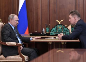 Владимир Путин и Алексей Миллер. Фото: kremlin.ru