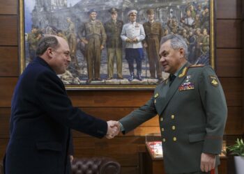 Бен Уоллес и Сергей Шойгу. Фото: mil.ru