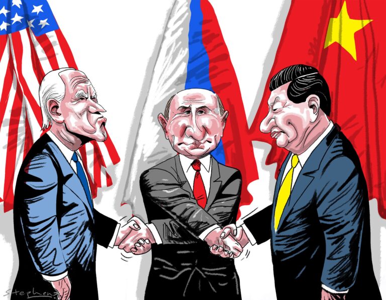 Пока Запад формирует реальные блоки, Россия и Китай ограничиваются декларациями