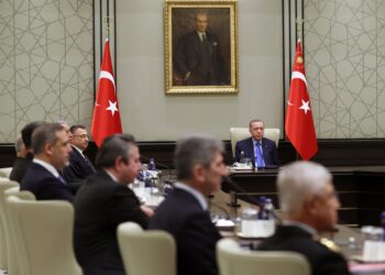 Реджеп Эрдоган на заседании Совета нацбезопасности. Фото: АА