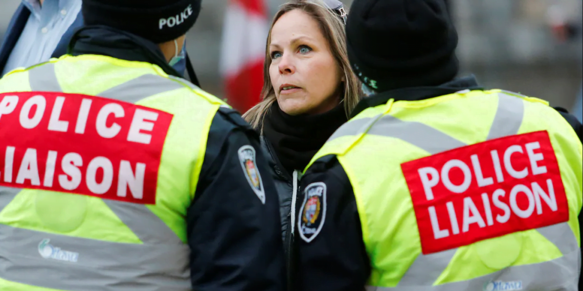 Один из организаторов «Конвоя свободы» Тамара Лич. Фото: cbc.ca