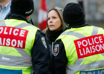 Один из организаторов «Конвоя свободы» Тамара Лич. Фото: cbc.ca