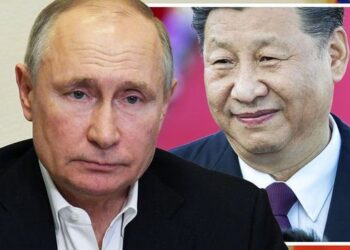 Владимир Путин и Си Цзиньпин. Иллюстрация: Daily Еxpress