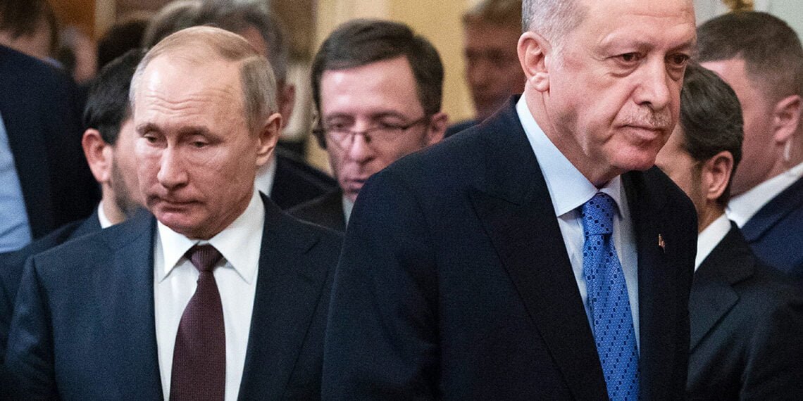 Владимир Путин и Реджеп Эрдоган. Фото: AP