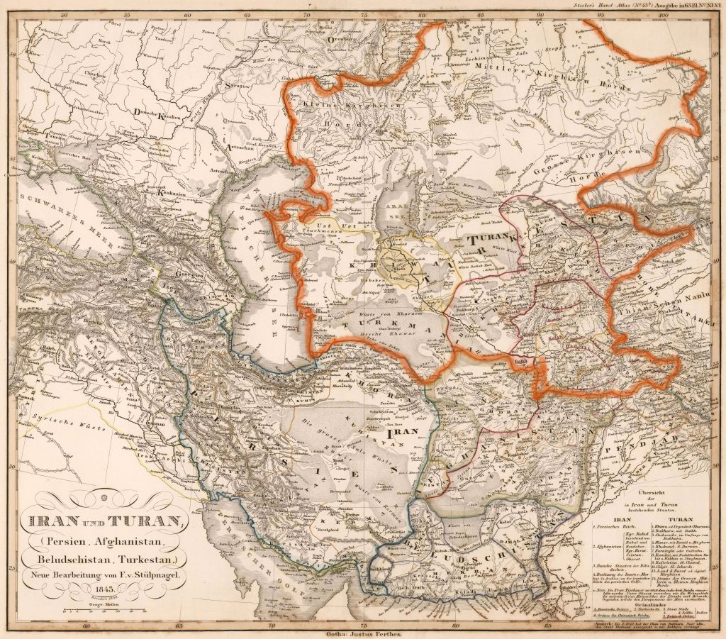 Карта Турана