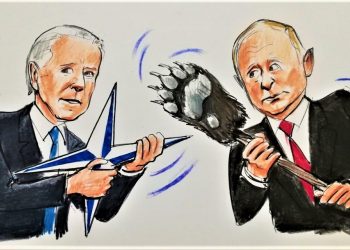 Президент США Джозеф Байден и президент России Владимир Путин. Иллюстрация: ccbs.news