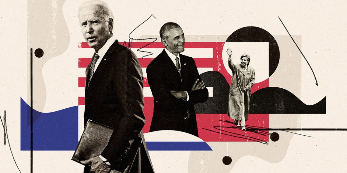 Джо Байден, Барак Обама и Хиллари Клинтон. Иллюстрация: politico.com