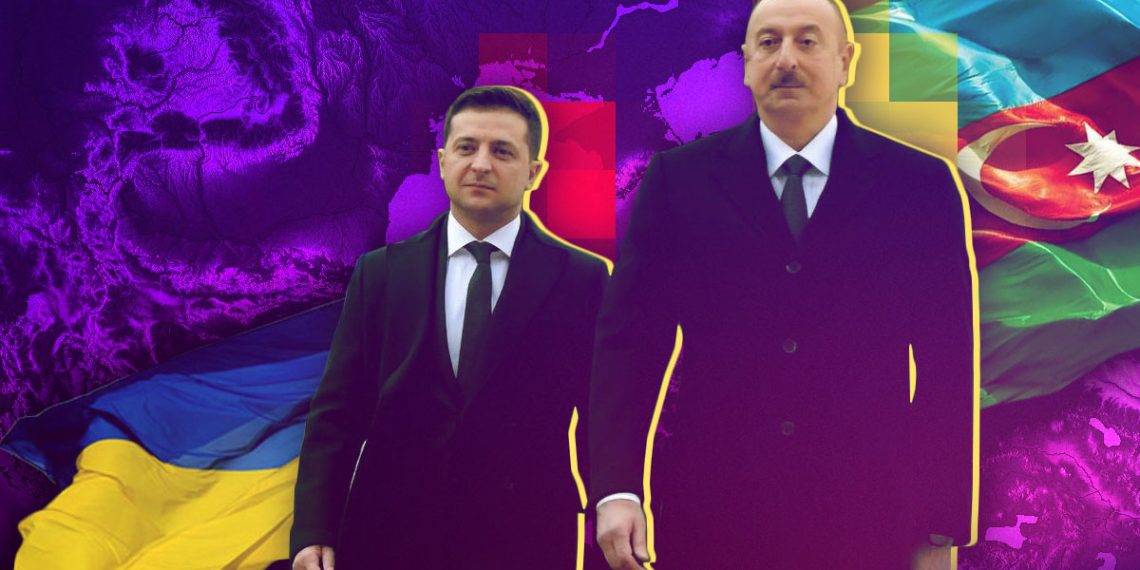 Владимир Зеленский и Ильхам Алиев. Иллюстрация: rossaprimavera.ru