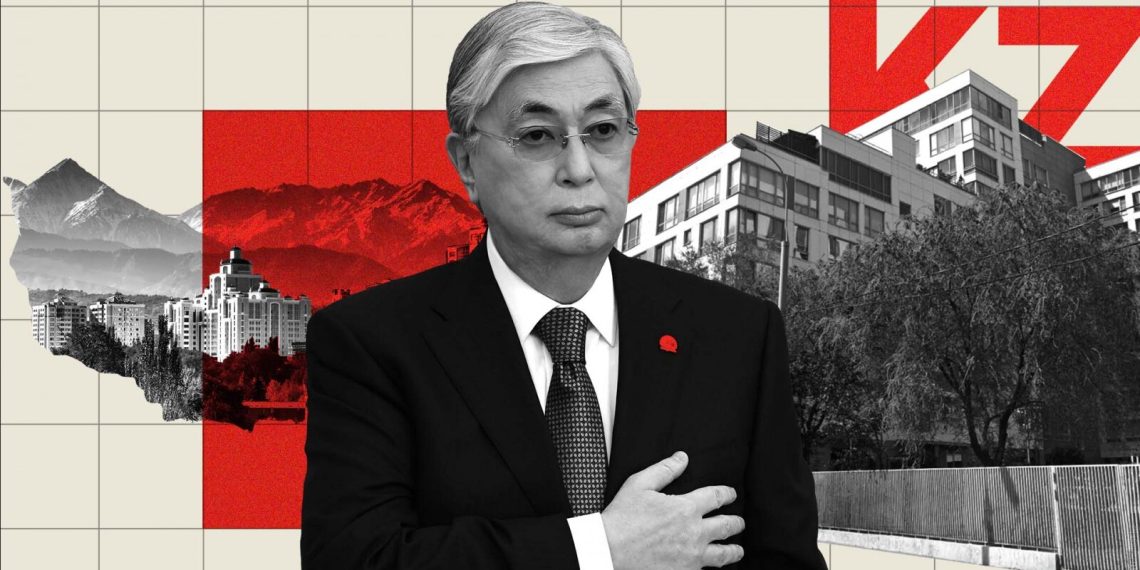 Касым-Жомарт Токаев. Иллюстрация: vlast.kz