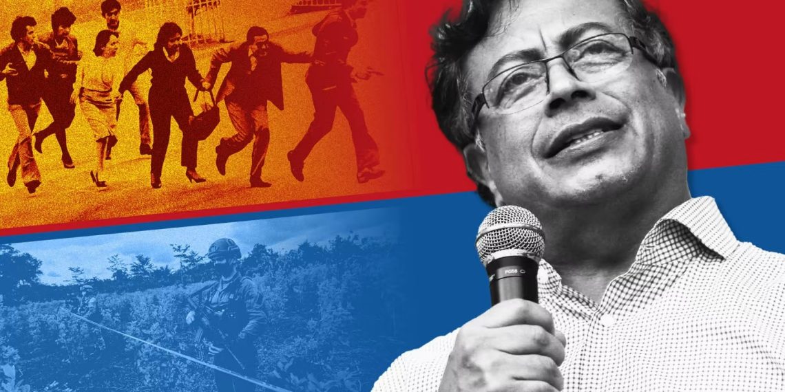 Новый президент Колумбии Густаво Петро. Иллюстрация: FT