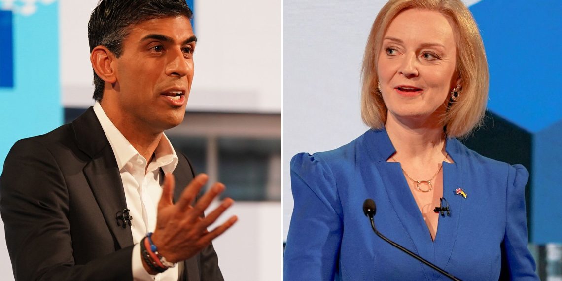 Риши Сунак и Лиз Трасс. Фото: news.sky.com