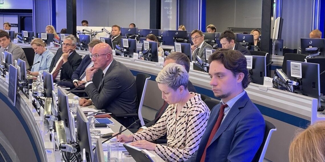 Дмитрий Чернышенко на заседании комиссии по научно-технологическому развитию. Фото: government.ru