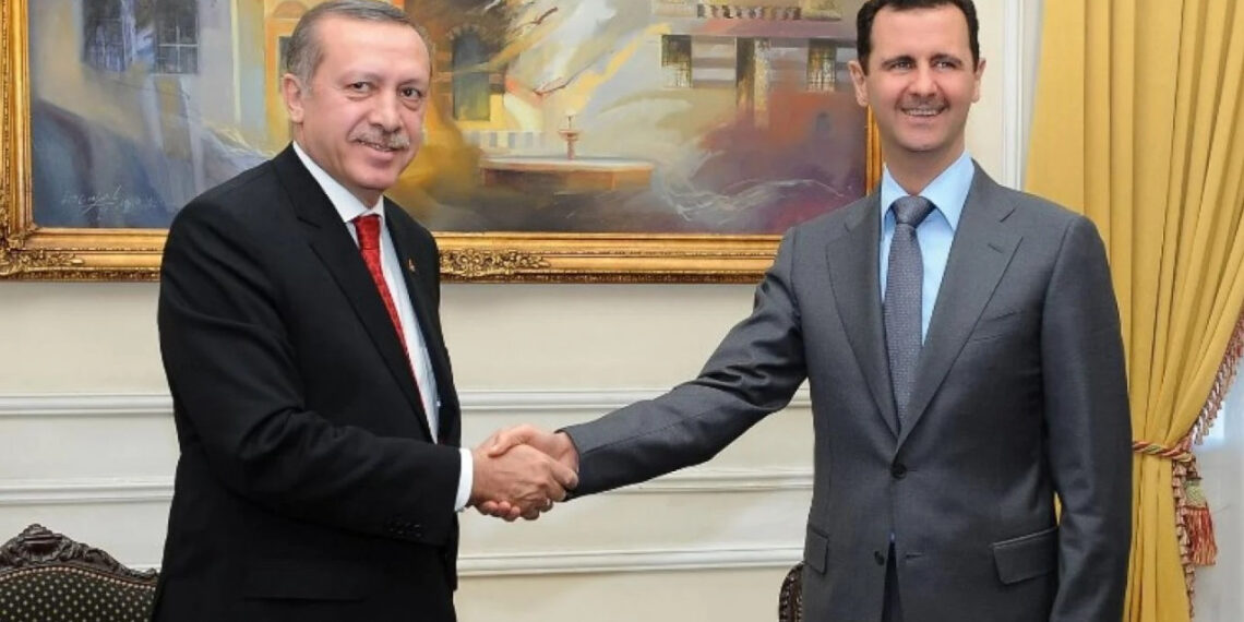 Реджеп Эрдоган и Башар Асад в Алеппо, 2011 год. Фото: duvarenglish.com