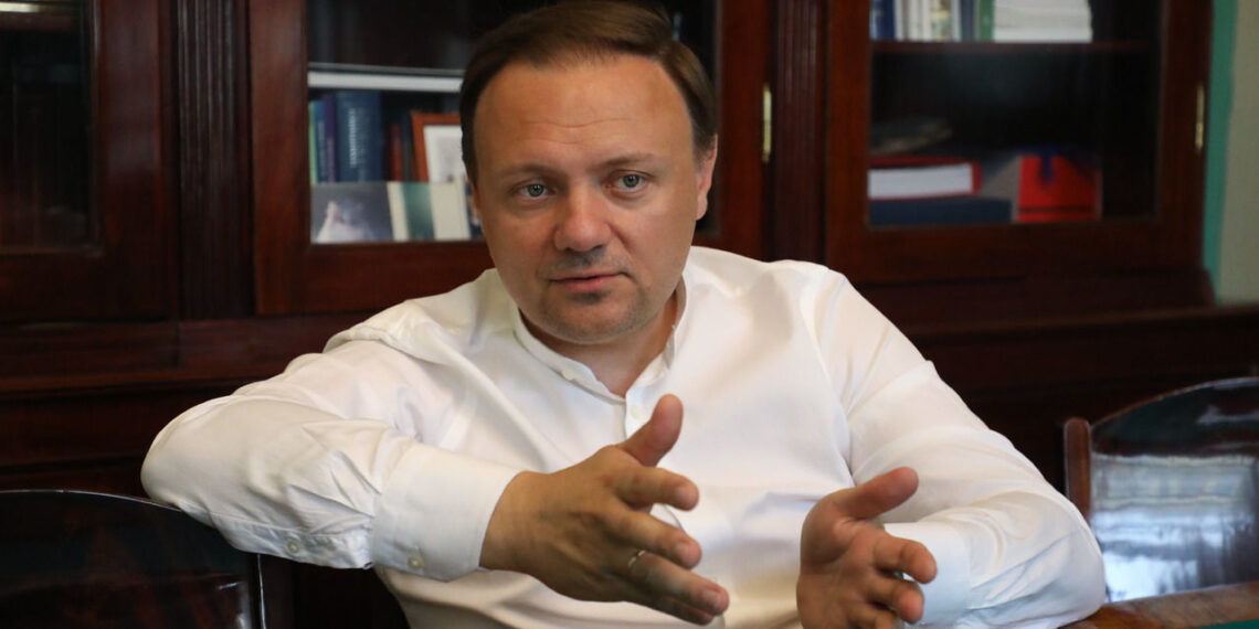 Председатель Комитета по государственному контролю, использованию и охране памятников истории и культуры (КГИОП) Сергей Макаров. Фото: Александр Глуз/ «Петербургский дневник»