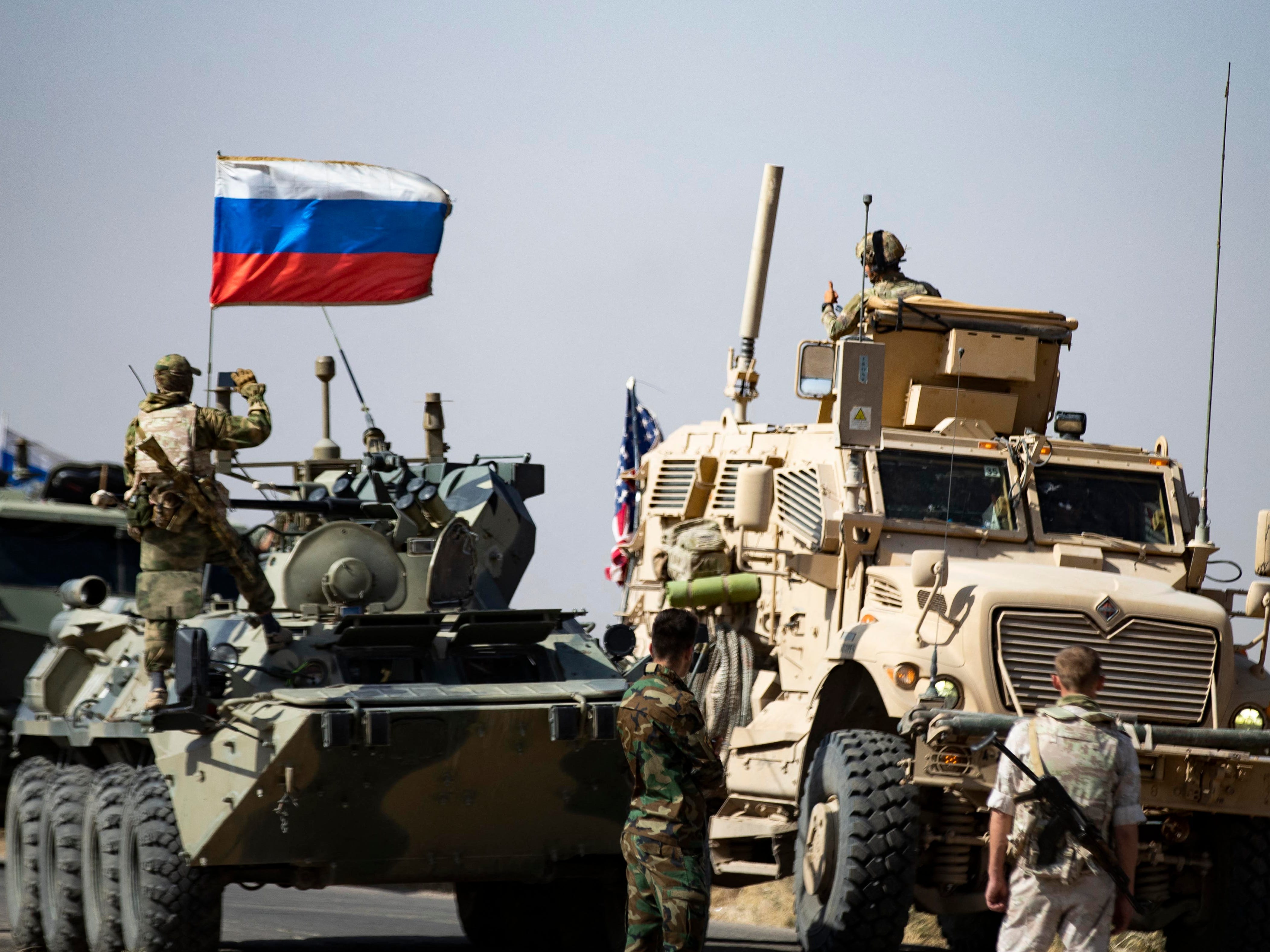 ВС РФ и США в Сирии. Фото: Yahoo