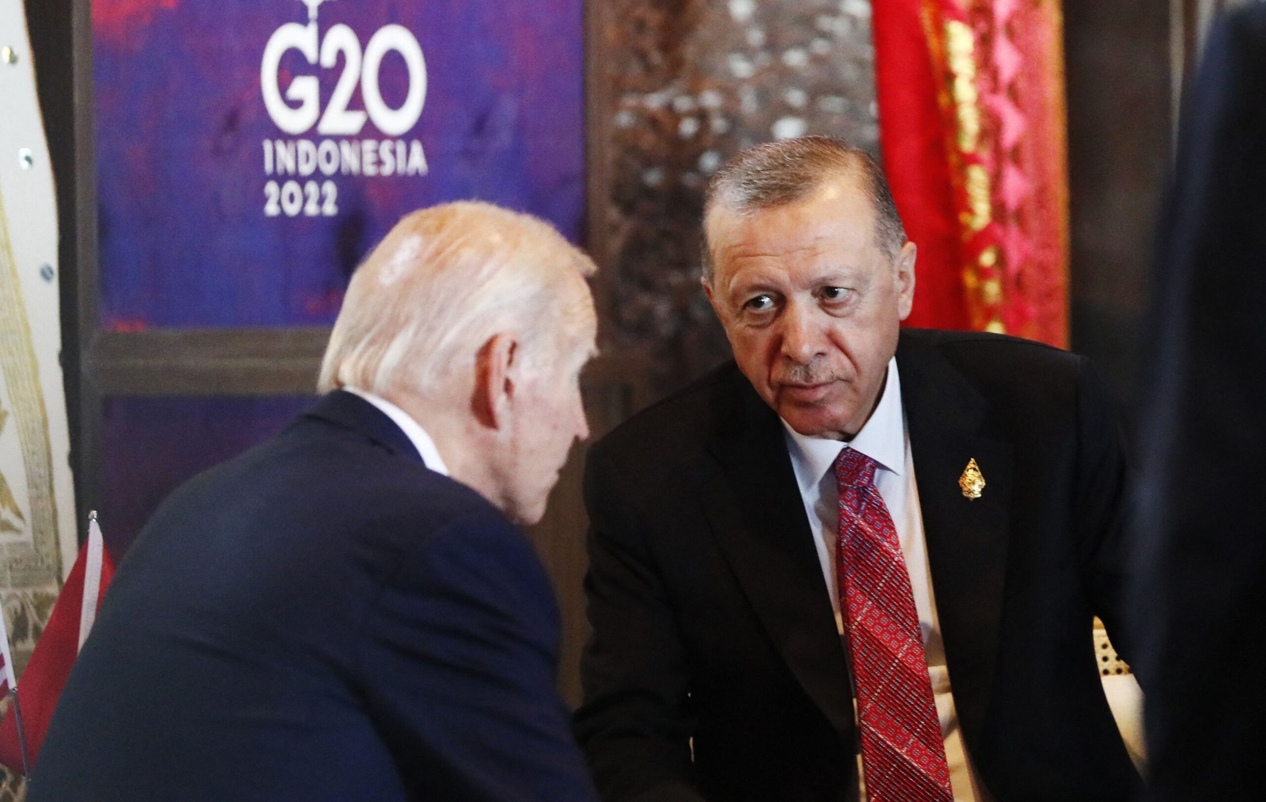 Джозеф Байден и Реджеп Эрдоган. Фото: AFP