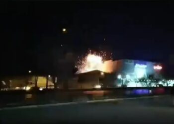 Атака на цех Минобороны Ирана в Исфахане.