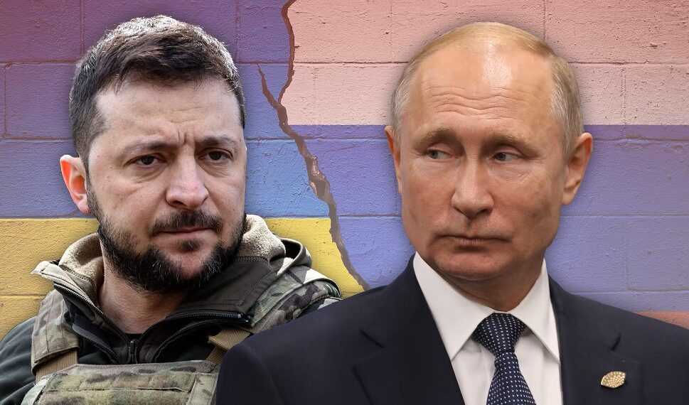 Владимир Путин и Владимир Зеленский. Иллюстрация: independent.co.uk