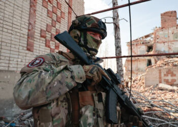 Боец ЧВК «Вагнер». Фото: ТАСС / Спринчак Валентин