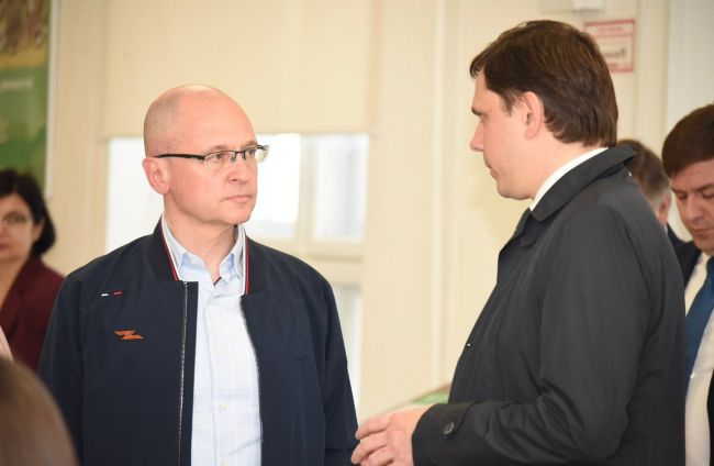 Сергей Кириенко и Андрей Клычков. Фото из телеграм-канала губернатора Орловской области