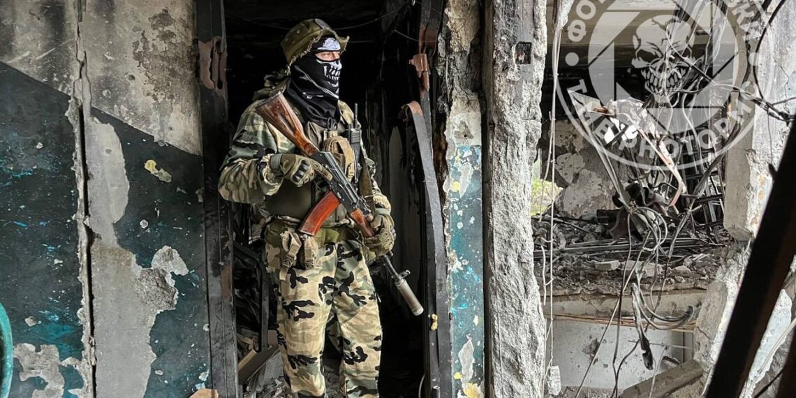 Боец ЧВК «Вагнер». Фото: Telegram/photopmc