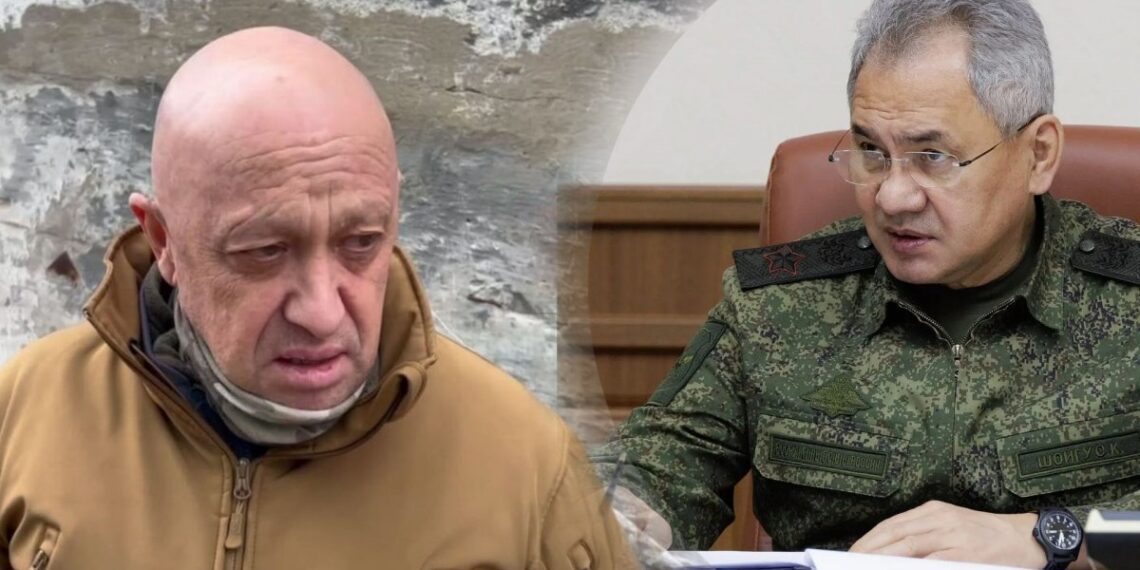 Евгений Пригожин и Сергей Шойгу