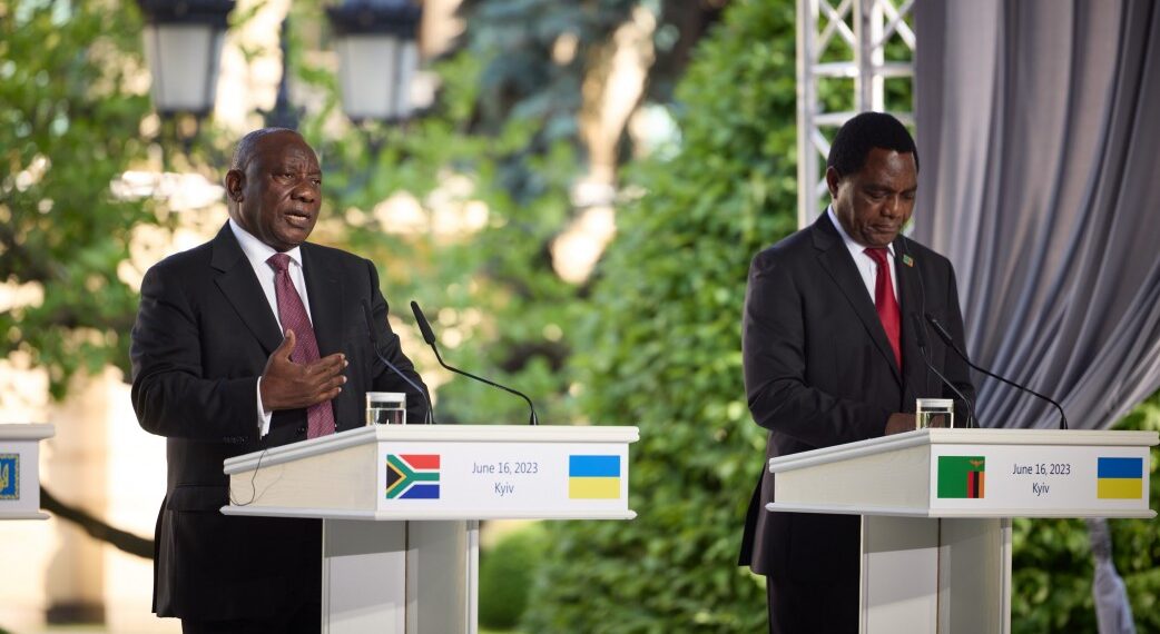 Президент ЮАР Сирил Рамафоса. Фото: president.gov.ua