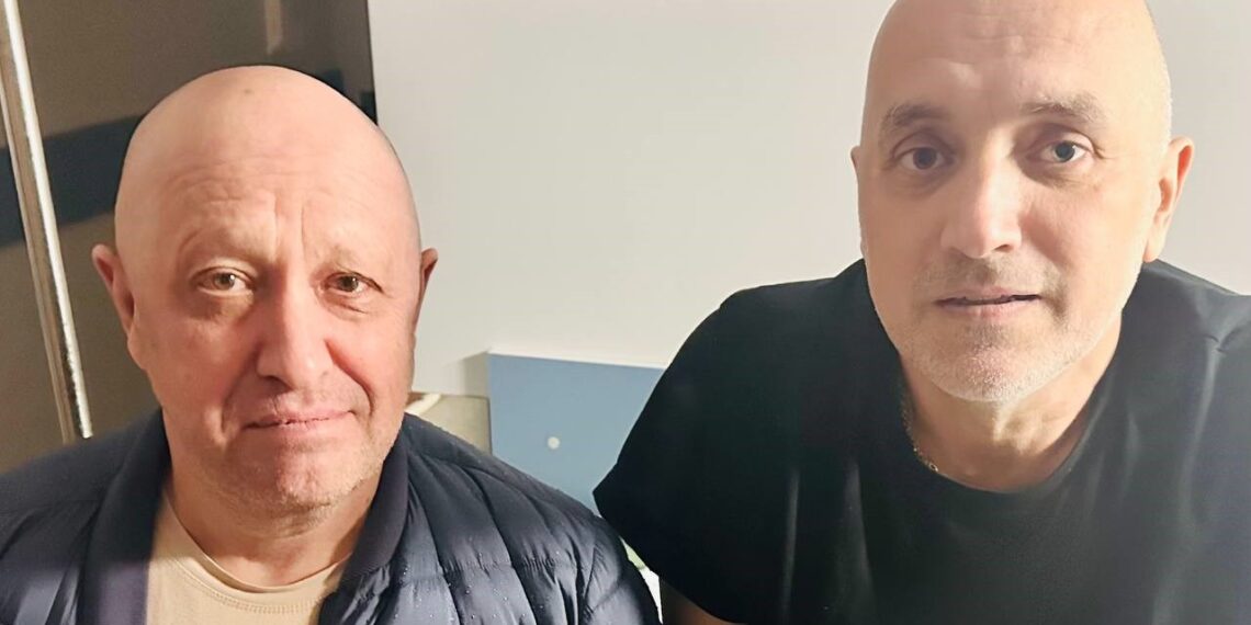 Евгений Пригожин и Захар Прилепин. Фото: Пресс-служба Евгения Пригожина