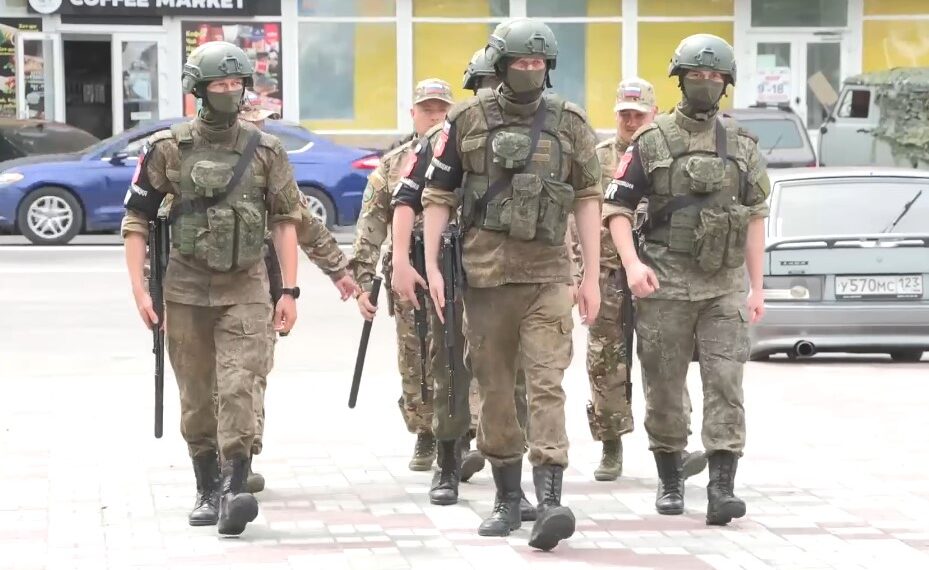 Военная полиция в Запорожской области. Фото: mil.ru