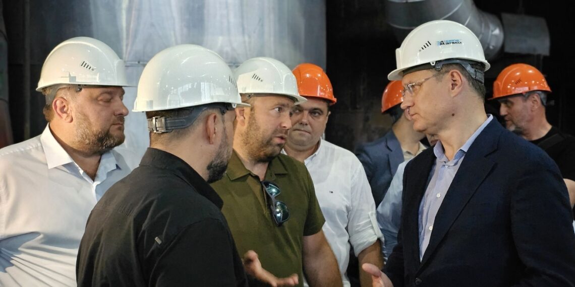 Александр Новак в ДНР. Фото: government.ru