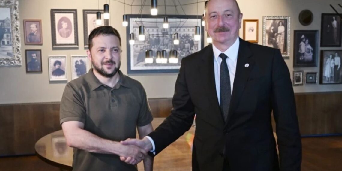 Владимир Зеленский и Ильхам Алиев