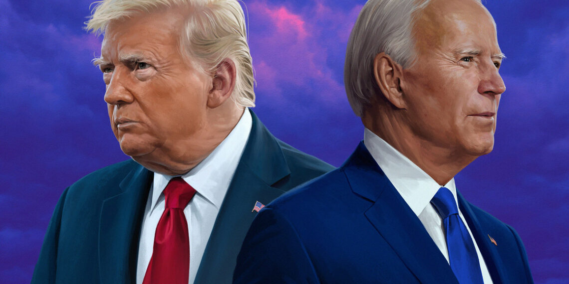 Дональд Трамп и Джо Байден. Иллюстрация: politico.com