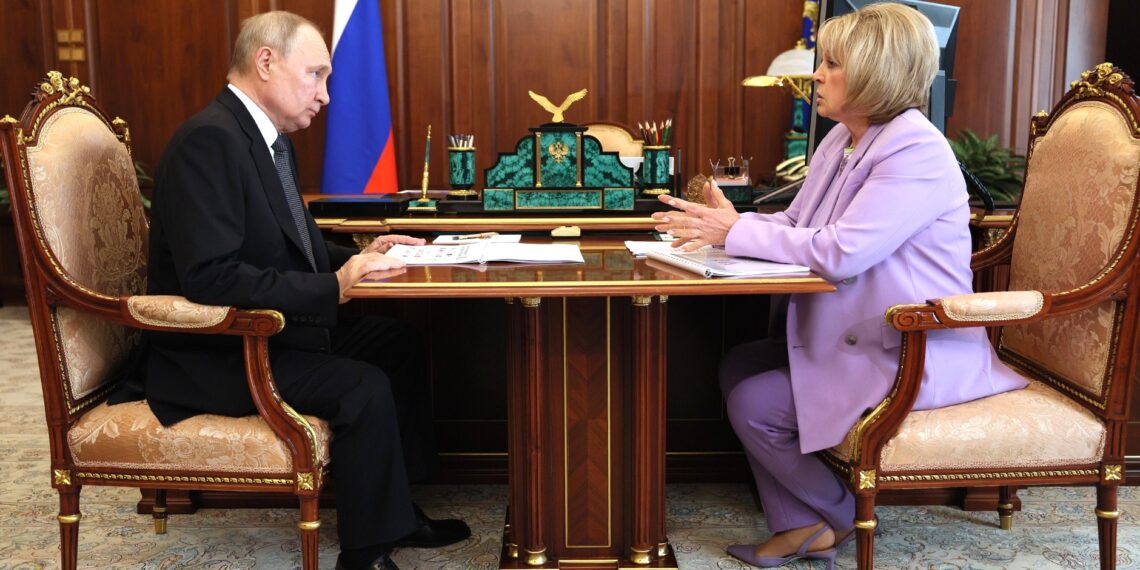 Владимир Путин и Элла Памфилова. Фото: kremlin.ru