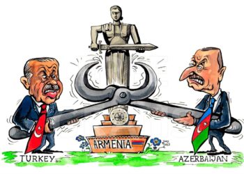 Agnes Avagyan. Иллюстрация: live-karikaturen.ch