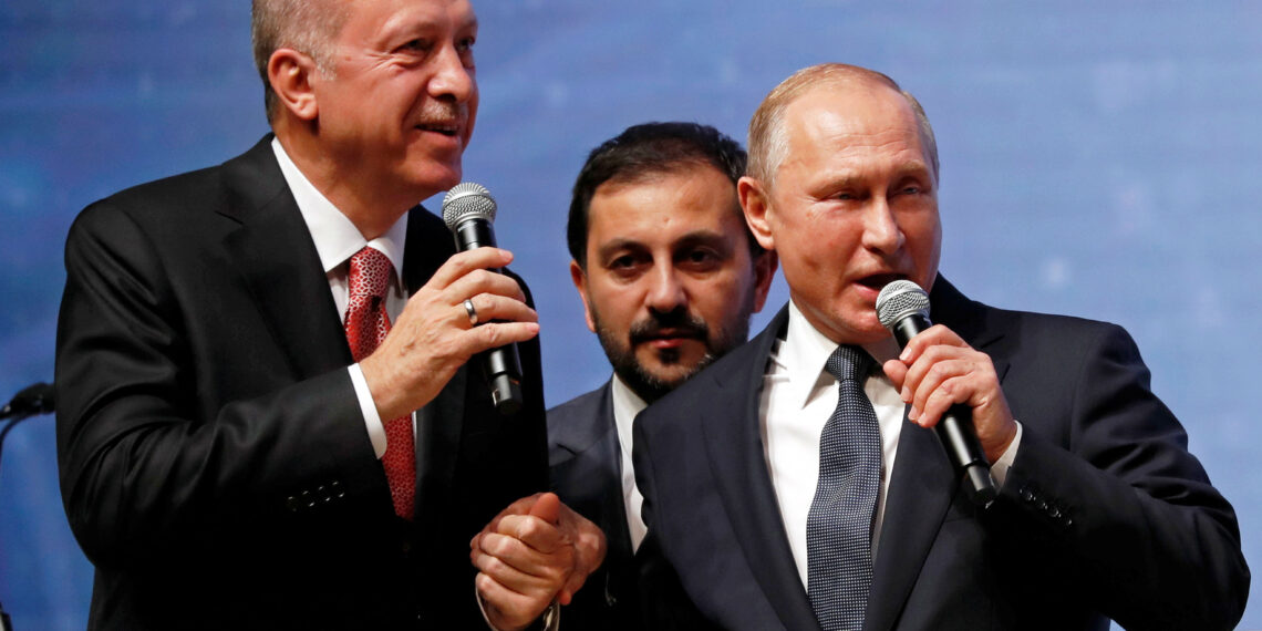 Реджеп Эрдоган и Владимир Путин